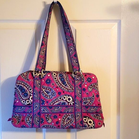 Vera Bradley Handbags - VERA BRADLEY BOYSENBERRY SQUARED OFF TOTE